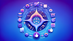 RLHF Training Process Visualization illustration